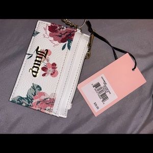 Juicy couture, credit card holder with keychain, new with tags.